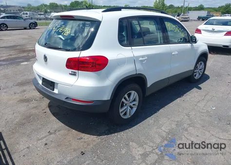 2016 Volkswagen Tiguan S из США, поврежденный, VIN WVGBV7AX0GW574602